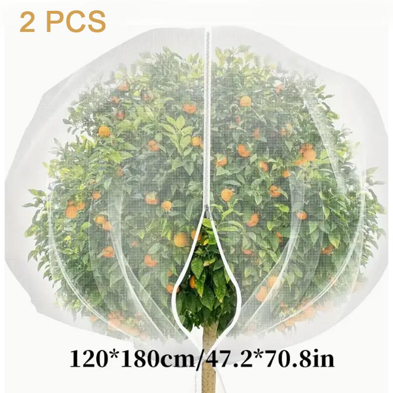 New Plant Insect Screen Cover with Zip Fruit and Vegetable Protective Bag Cover Net Fruit Tree Bird Screen for Orchards