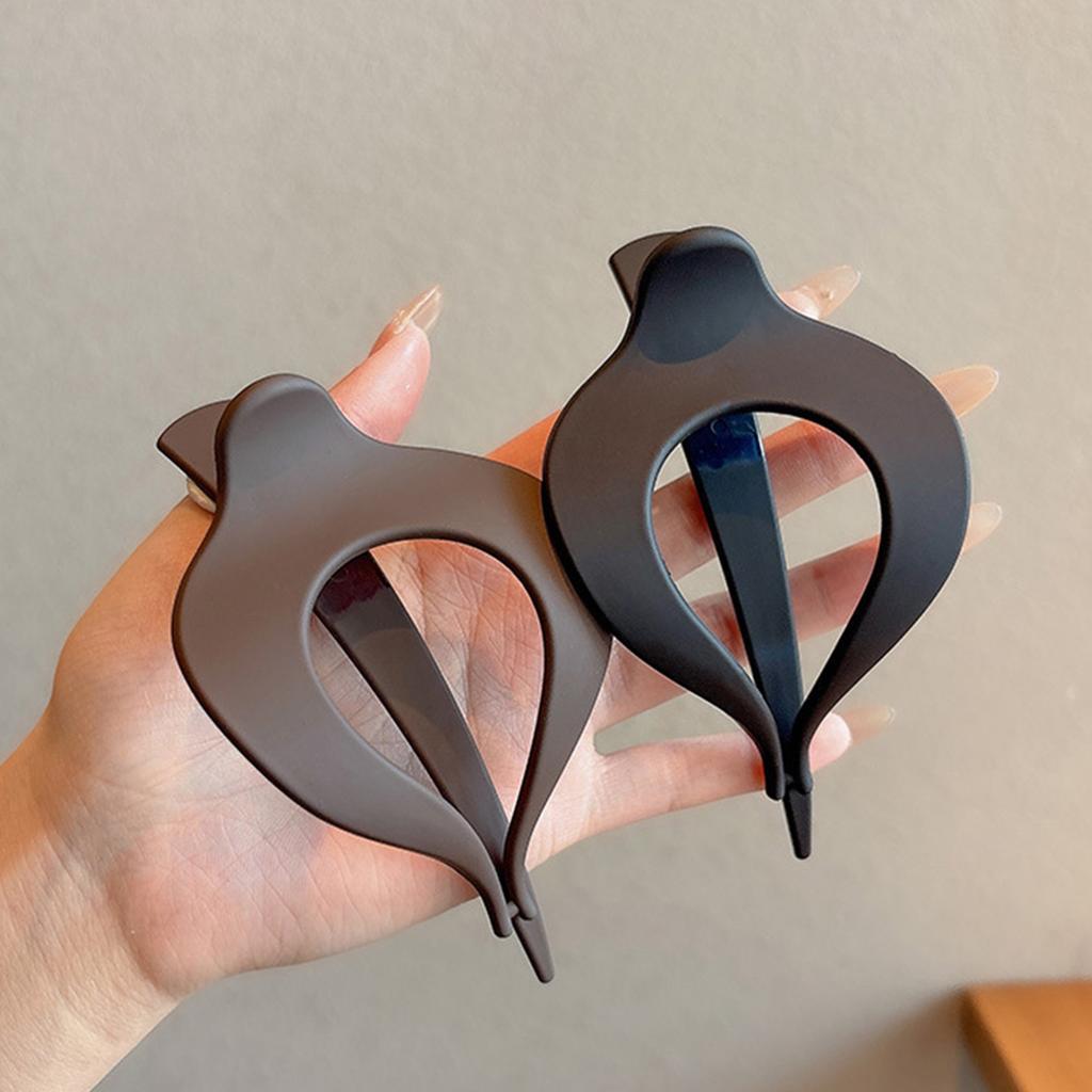 Trendy Matted Duckbill Hair Clip For Women 13cm Large Lazy Style Hair Claw Summer Outdoor Pan Hair Sharkgripper Hair Accessories