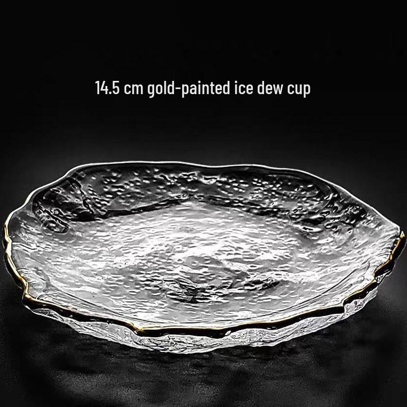 Glacier Glass Dessert & Snack Plate Set