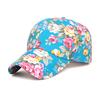 Outdoor Sunscreen Hat Casual Women Baseball Cap Adjustable Casual Cap Cotton Polyester Floral Printed Hat For Spring Outdoor