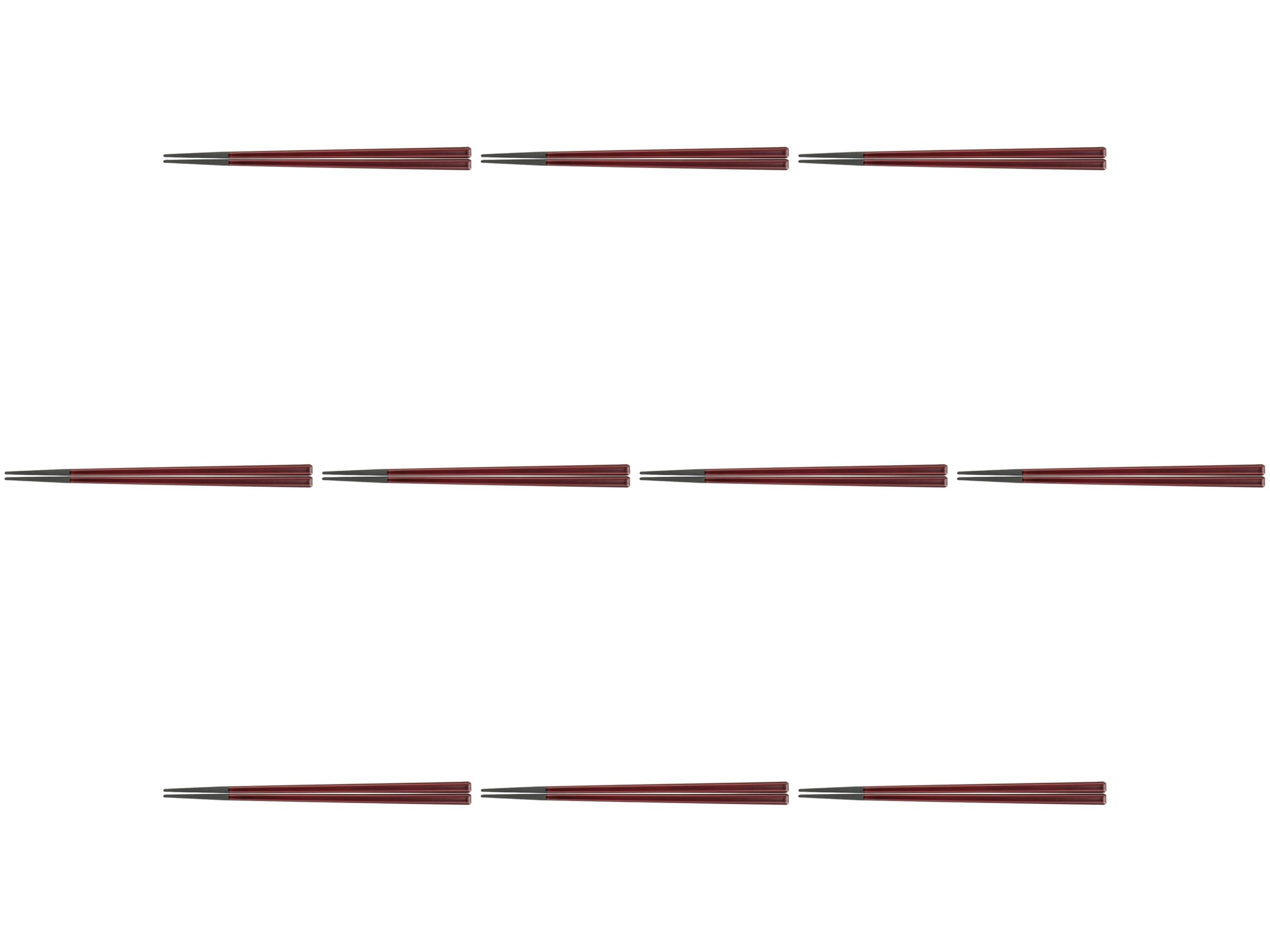 

Set of 10 21cm Beveled Teak x x Wooden Chopsticks by Setomonohonpo Chopsticks, (Two Coats) [21 0.9 0.9cm]