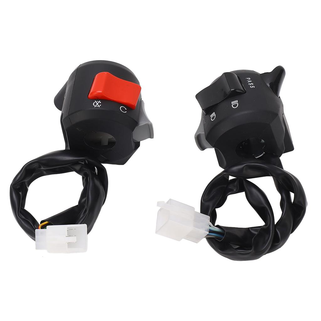 Interruptor de Manillar de Motocicleta 7 8in Señal de Giro Claxon Luz Alta Baja Botón de Interruptor de Arranque Parada para PCX 160 150