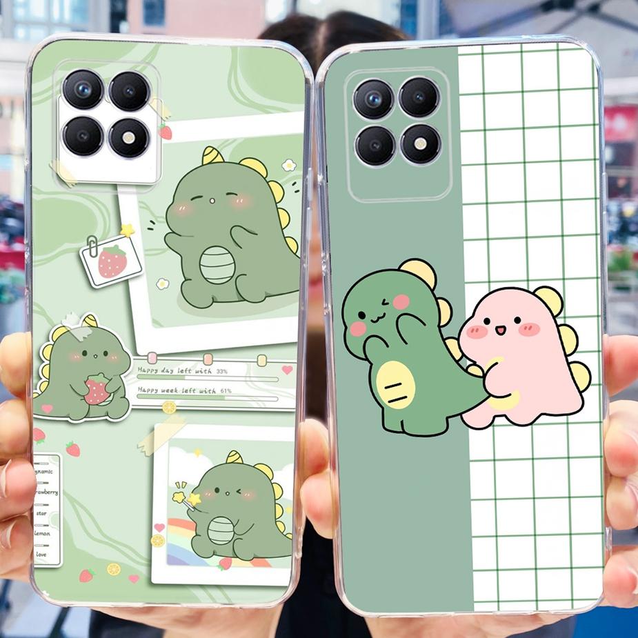 For Realme 8i Case Realme 8 Pro Cute Cartoon Cover Clear Silicone Soft Phone Case For Realme8 Pro Realme 8 5G 8i Back Cover Bags