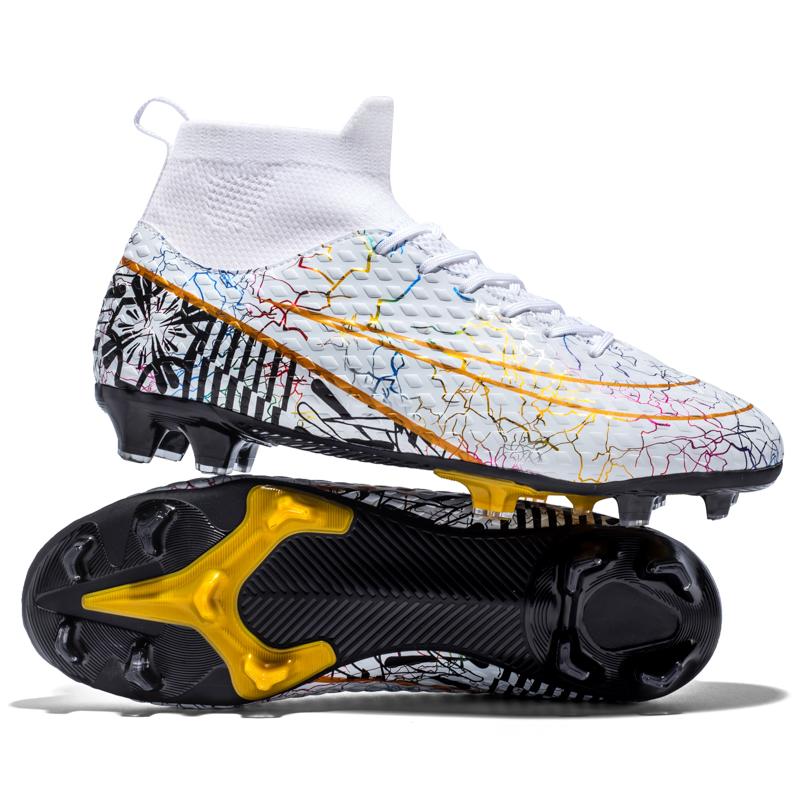 NOVOS Sapatos de Futebol Masculinos de Alta Qualidade FG/TF Sapatos de Futebol Infantis Botas de Futebol Juvenil Chuteiras de Treinamento de Futsal Atléticas Confortáveis