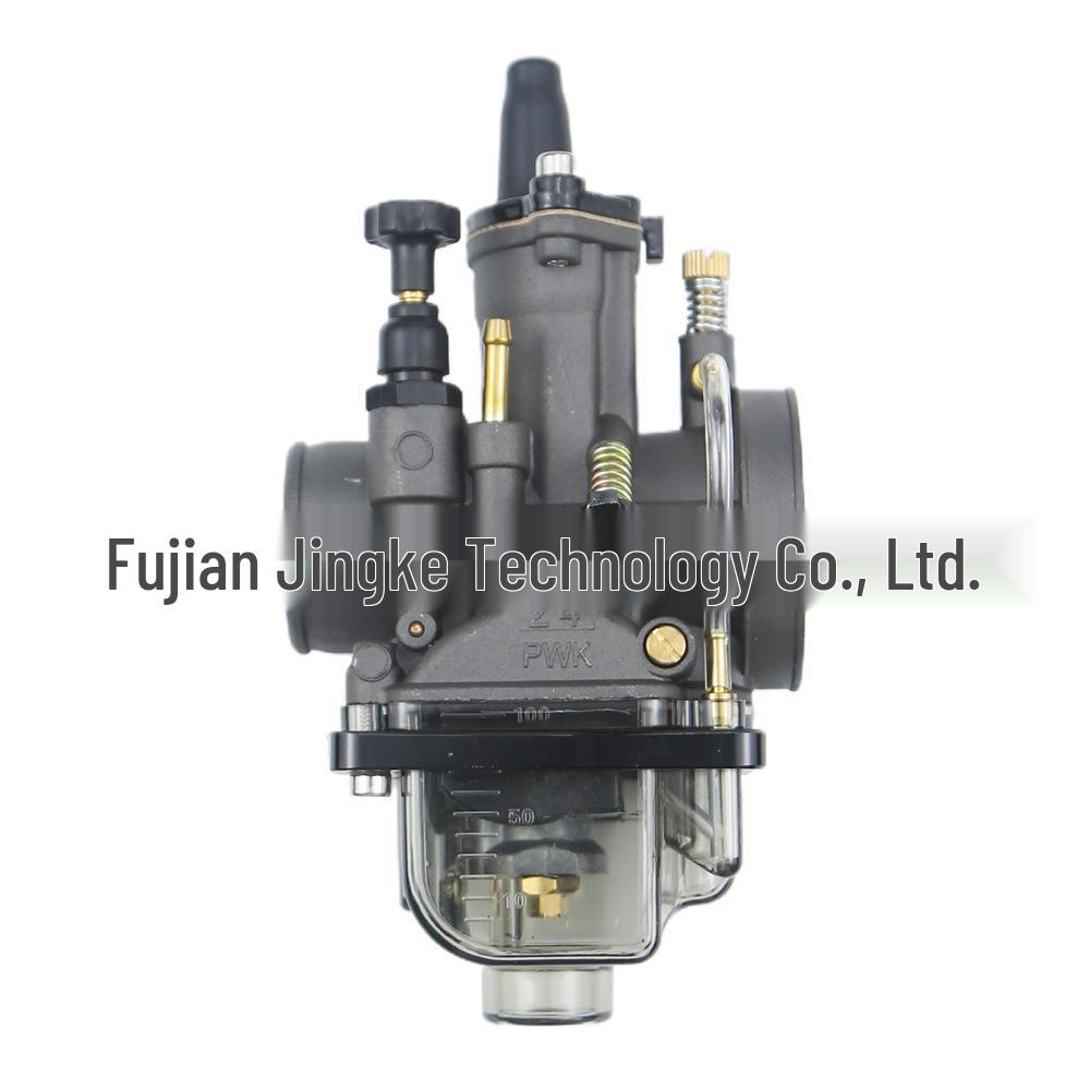 Black Transparent Bottom Carburetor for Motorcycle & ATV Modifications (PWK 24-34mm) 24MM