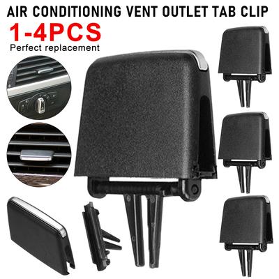 1-4 PCS Sortie d'aération A/C Avant Pour Série 3 E90 05-12 Lame de Curseur de Grille d'Aération Clip Installation Climatisation