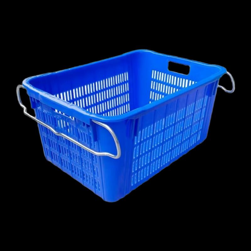 NHZHIW Blue Plastic Storage Basket
