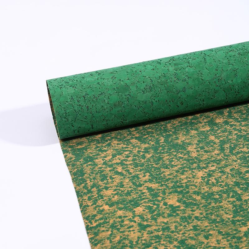 100x138cm Soft Natural Cork PU Leather Fabric for DIY Furniture Background Bags Sofa Car Decoration Upholstery Craft Material