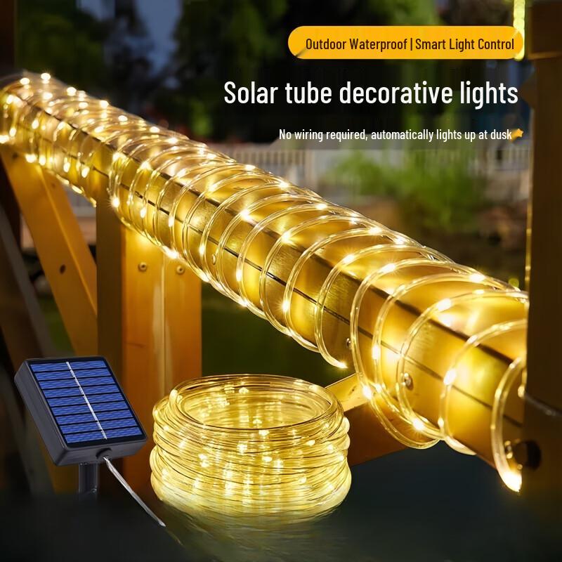 Yizhaomei LED Solar Outdoor Decorative String Lights