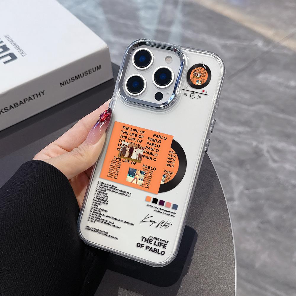 

Чохол для телефону з гарячим альбомом репера Каньє Веста для iPhone 17 Air 16 e 15 14 13 12 11 Pro Max Plus SE 2020 2022 М який чохол iPhone 12 Pro Max