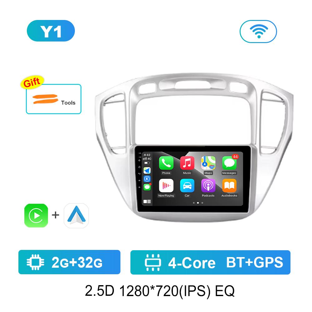 

Автомобильный видео-мультимедийный проигрыватель Android-система GPS-навигатор для Toyota Highlander 2001 - 2007 Carplay с сенсорным экраном Bluetooth WiFi 4G