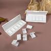 1PC 6-grid Replaceable Eyeshadow, Nail Polish, Paint Storage Box - Fragrance-free, Dustproof and Portable, Removable Display Box