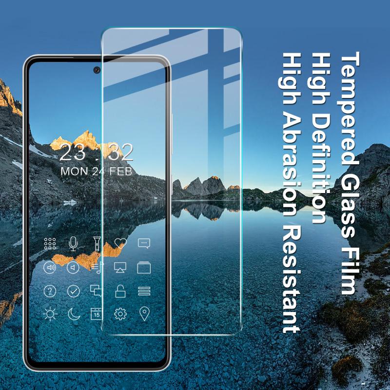 IMAK H Series Super Clear Tempered Glass Protector Anti-scratch Screen Protection Film for Samsung Galaxy A53 5G