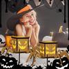 Halloween Holzspinnen Kerzenständer Dekoration Ornamente Festival Atmosphäre Layout Requisiten