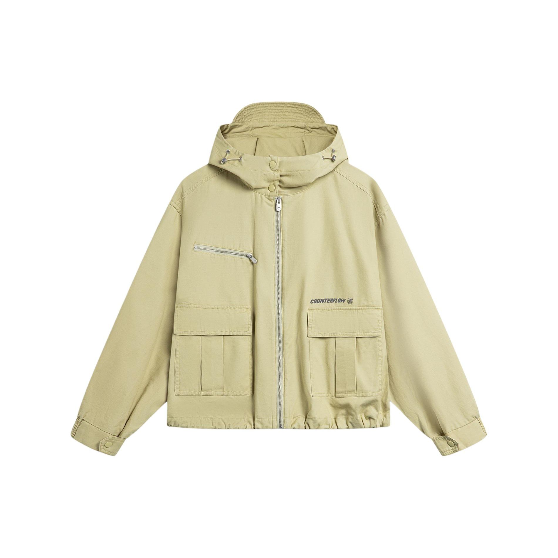 

Li Ning CF Surrealism Solid Color Warm Loose Sports Jacket Women Jacket AFDU710-1 XL