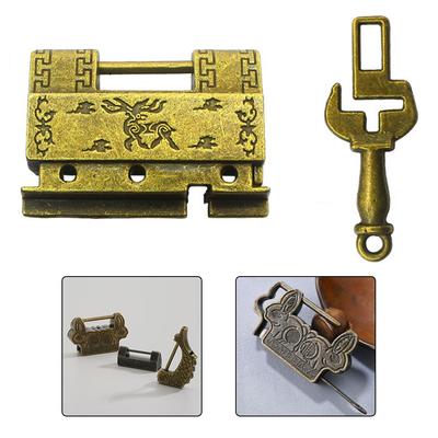 Decorative Padlock Antique Lock Chinese Box Padlock