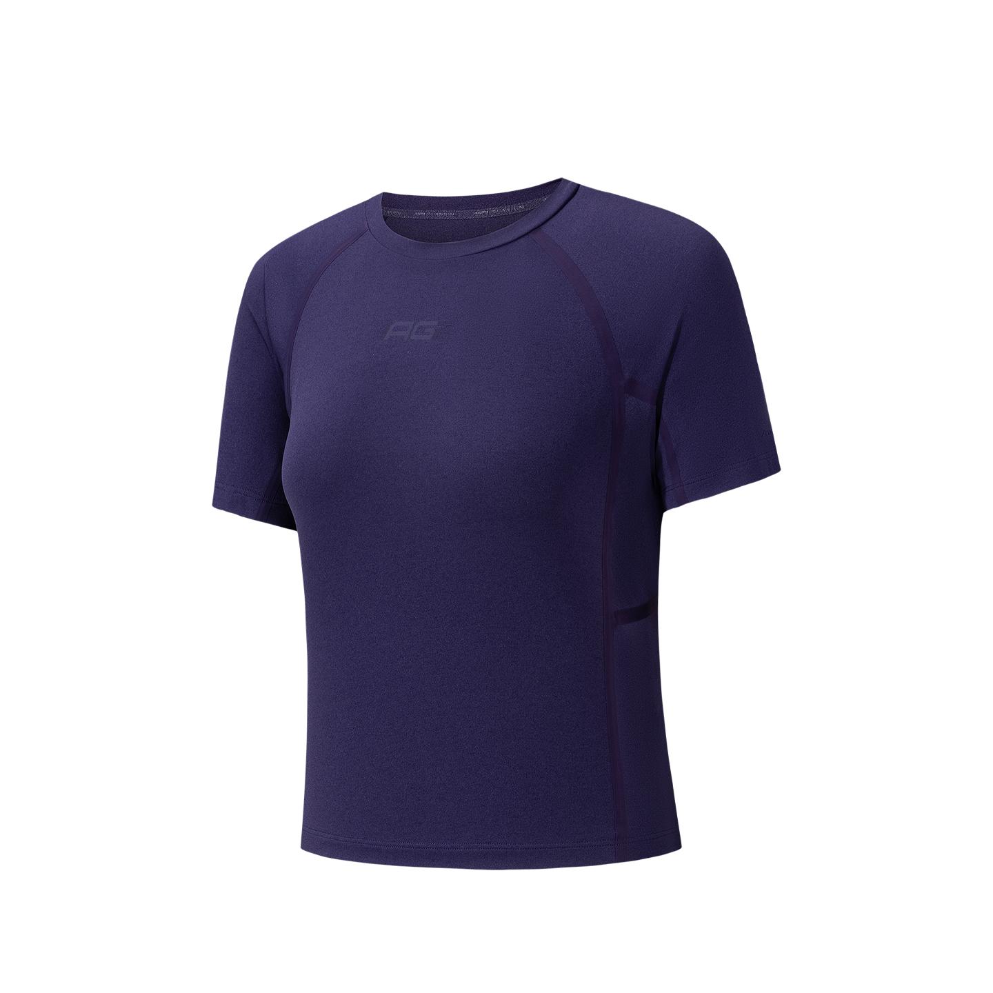 Anta Champion Travel Series Short Sleeve Knitted Top Summer Sports T-Shirt Women tops 162620120-4 S