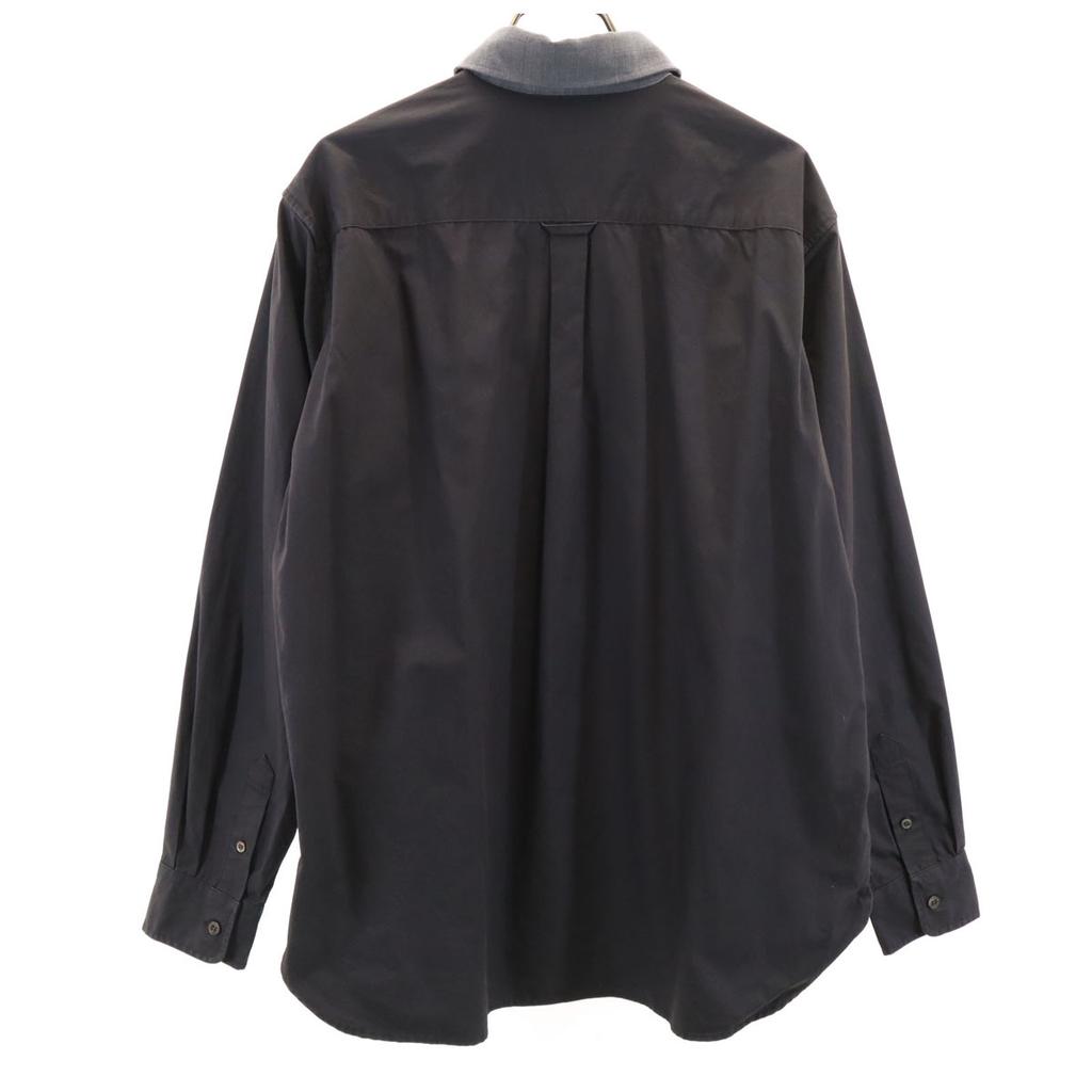 Fred Perry By Color Long Sleeve Shirt S Black Men's Used