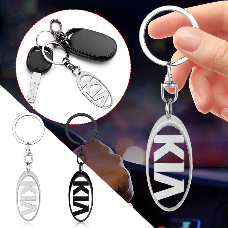 Autoschlüsselanhänger Schlüsselring Anhänger Metall Schlüsselanhänger Halter Für Kia Rio 3 K2 Ceed Cerato K3 Sportage 4 Picanto K5 Optima Sorento Forte Stinger