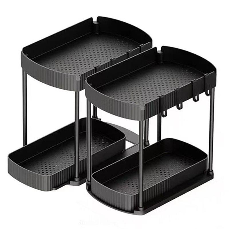 ABFS Multi-Purpose Storage Organizers Pull-Out Storage Organizers Bathroom Storage Organizers Under Sink Cabinet Storage