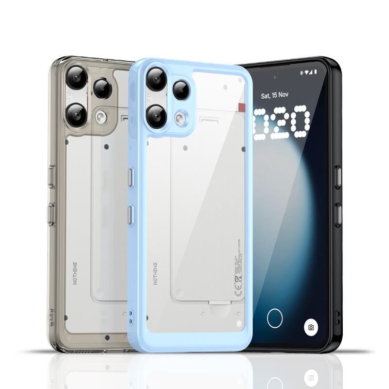 Transparente Bunte TPU Hülle für Nothing Phone 3a Lite Schutzhülle Klare Fundas Coque Capa