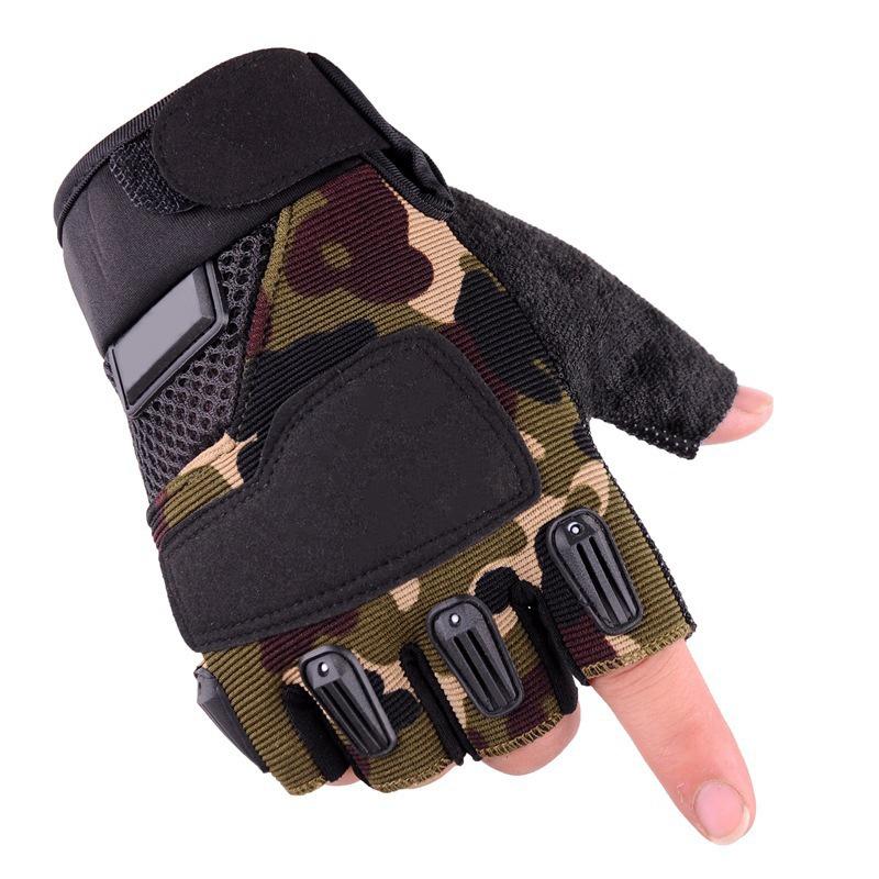 

Small Label Tactical Gloves Gentle Semi finger Special Forces Training Against Outside ActiveWear Fitness Cycling Mountaineering Anti Slip Wear