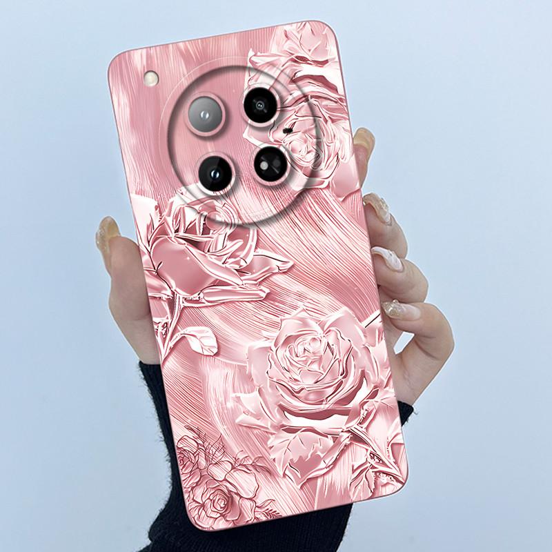 For Infinix Zero 40 4G 5G Phone Case X6861 X6860 Cover Fashion Simplicity Oil Painting Floral Soft Silicone Shell Zero40 Fundas