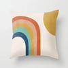 Modern Abstract Pink Brown Geometric  Pillowscase Fashion Decorative Pillows Cover Livingroom Sofa Cushions Cover 45*45cm