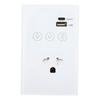 Smart Wall Outlet 2.4G WiFi Touch Light   Voice Remote Control Smart Plug with USB and Type C   Port for  