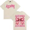 Sängerin Aitana Cuarto Azul Schmetterling Grafik T-Shirt Herren Damen Harajuku Ästhetik Streetwear T-Shirt Baumwolle Lässig Locker T-Shirts