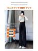 Women's American-Style Gray Drapey Knit High-Waisted Wide-Leg Sweatpants - Spring 2026 Petite Collection