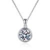 1-3ct Moissanite Woman Pendant Sier Necklace for Women Chains Party Bridal Fine Jewelry 925sterling Silver Necklace
