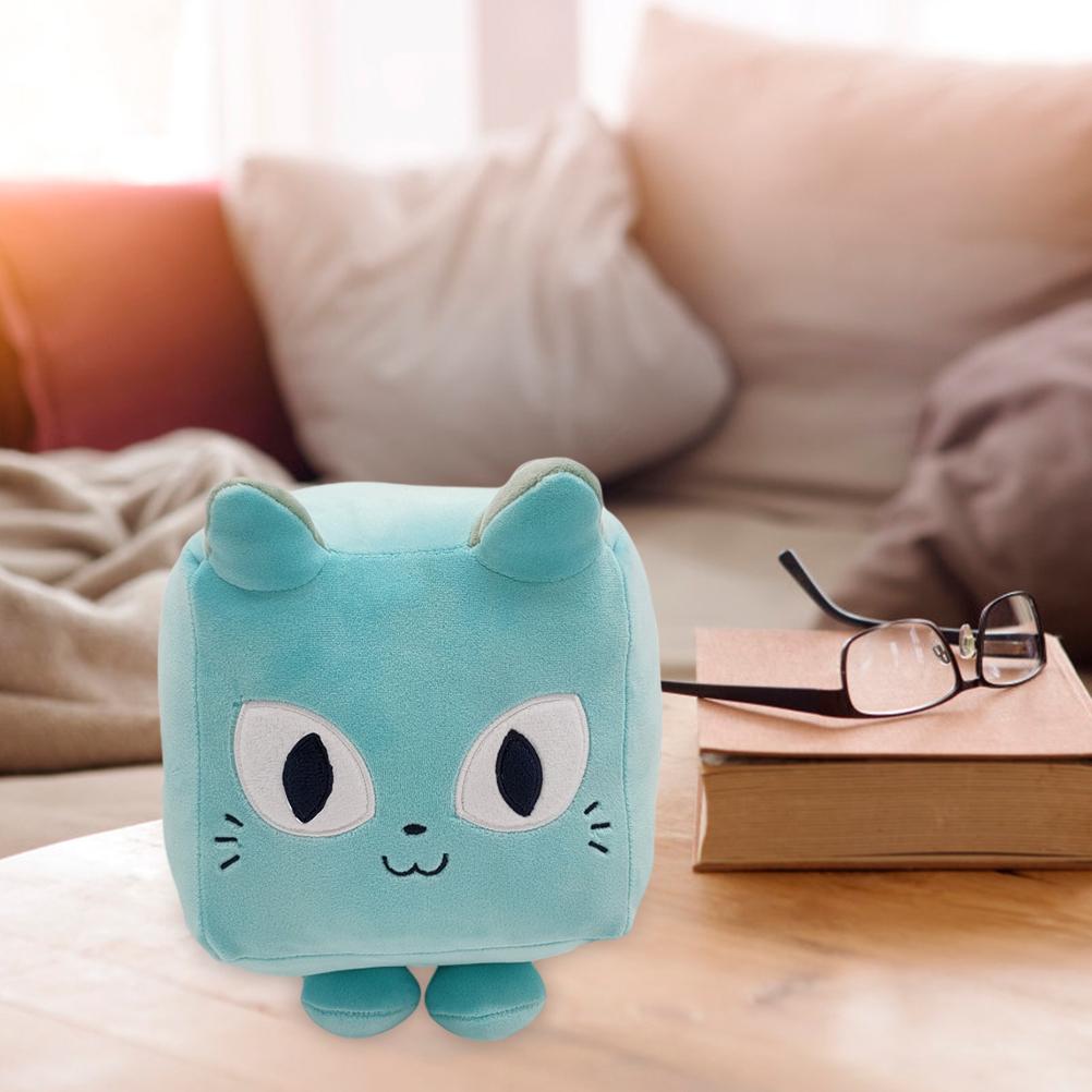 Cat Plush Toy Stuffed Animal Throw Pillow Games Figure Cute Cat Soft Toy for Kids Gift Room Decor