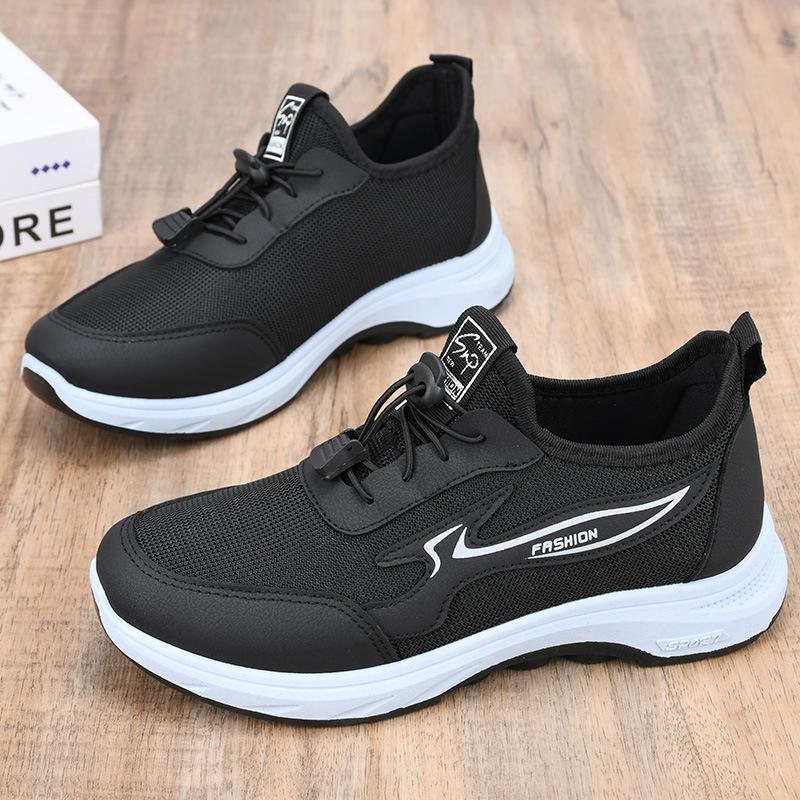 Stepping Shoes Women's 2025 Autumn New Soft-soled Lightweight Middle-aged and Elderly Mother Shoes Breathable Casual Women's Sports Shoes