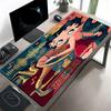 Betty Boop Print Mouse Pad, Anti‑Slip Desktop Keyboard Mat, for PC Laptop Gaming Working Daily Use, Cool Festival Surprise Gift