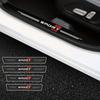 4pcs Car Threshold Strip Waterproof Protection Strip Door Welcome Pedal Scratch Protection Strip Anti-collision Strip Suitable For All Models