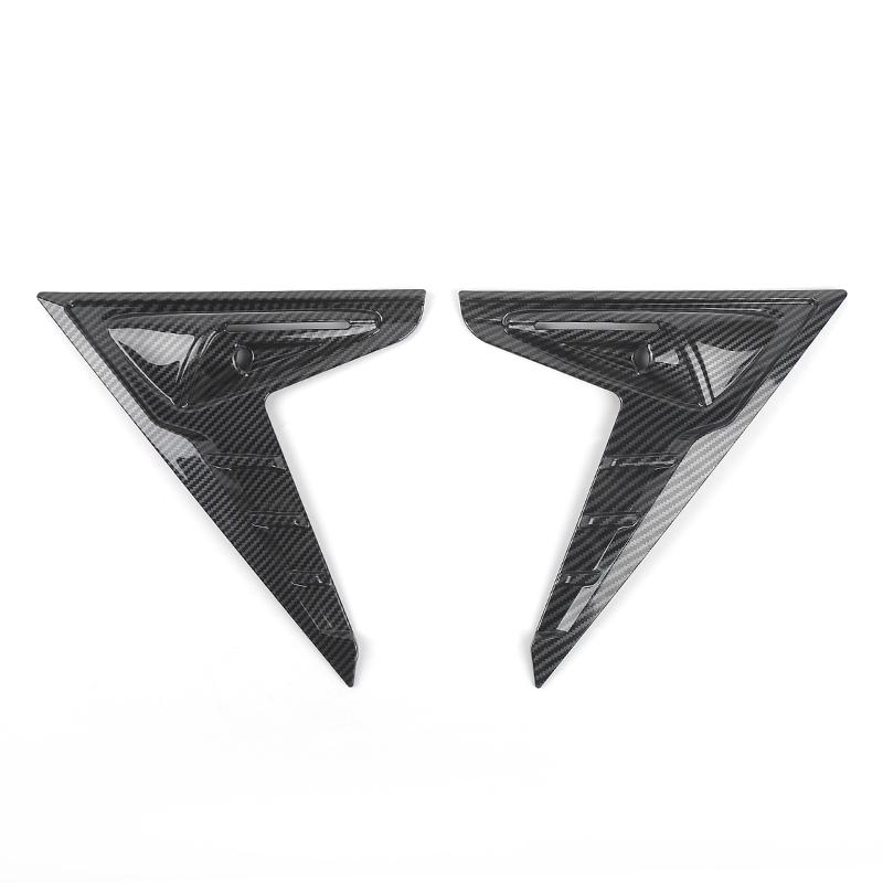 Car Side Camera Cover for Tesla Model 3 Y Thunder Fender Flanks Wing Blade Panel Spoiler Covers Protective Shell