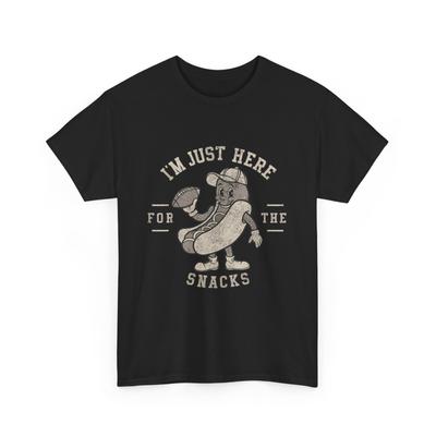 I'M Here for the Snacks Football Shirt, Football Lovers Hotdog Funny Shirt