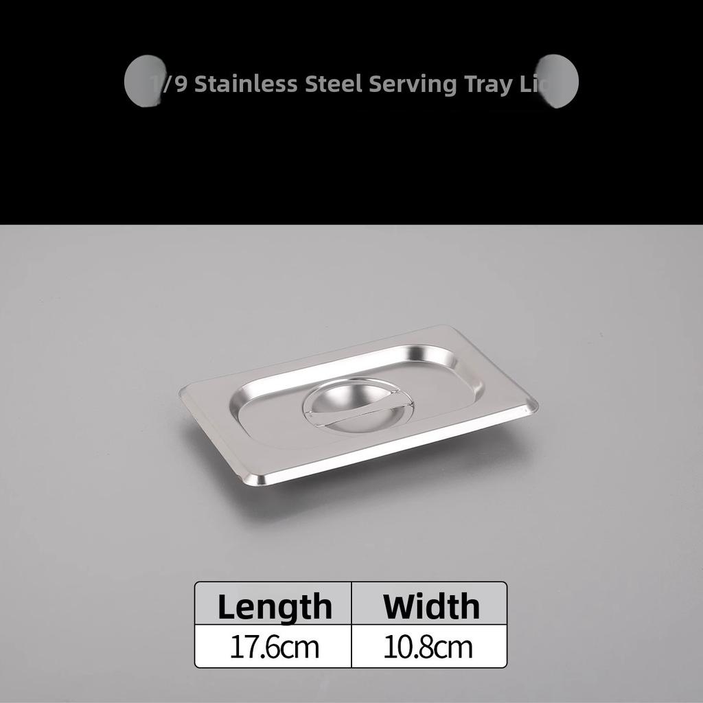 Stainless Steel Rectangular Covered Small Seasoning Box Food Container Thermal Restaurant Kitchen Cooking Utensils Dish Pot