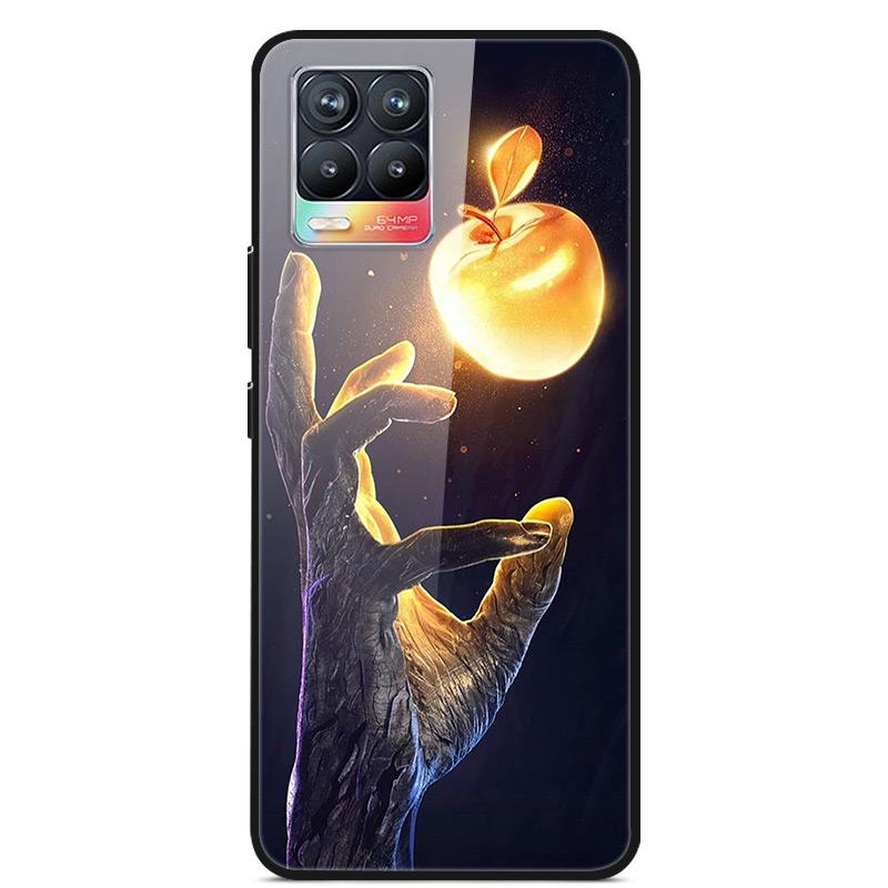 Glass Back Cover For Realme 8 Pro Case Tempered Glass Case For Realme 8 Pro 8i Realme 8 5G Phone Case Cover Realme8 5G Pro Funda