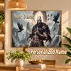 Custom Name God of War Kratos 5D Diamond Painting Personalized Full Drill Diamond Art Kit Gift