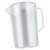Water Pitcher PC Plastic High Temperature Resistance Frosted Kettle Mix Drinks Water Jug with Scale and Lid for
