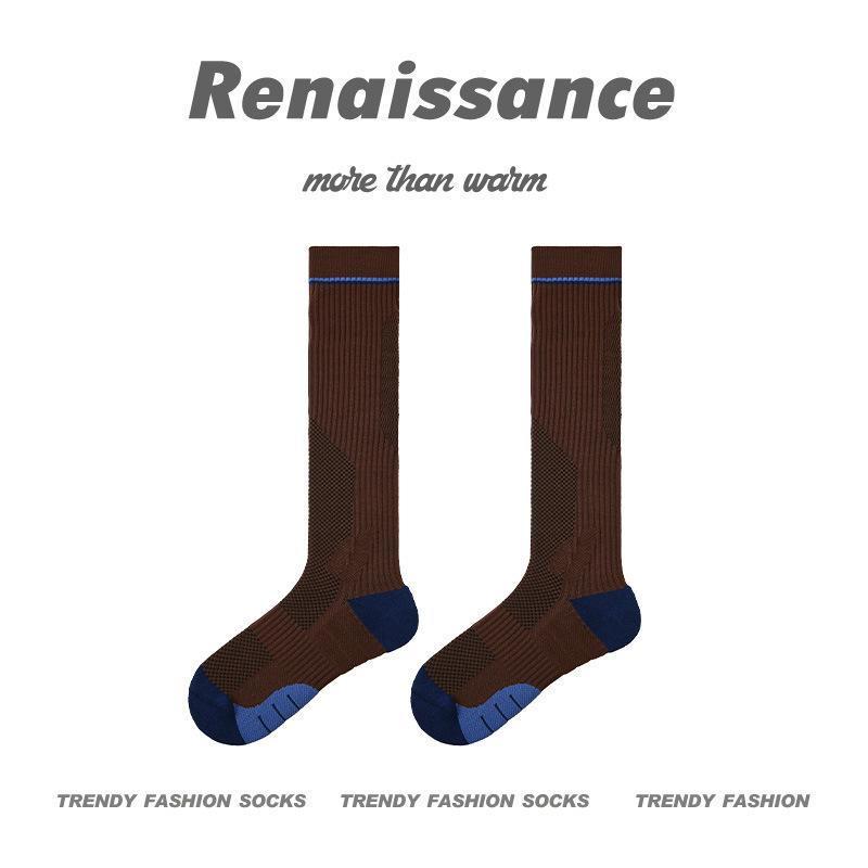 Renaissance Women's Compression Socks for Fitness and Marathon - Enhance Muscle Function with Long Calf Design
