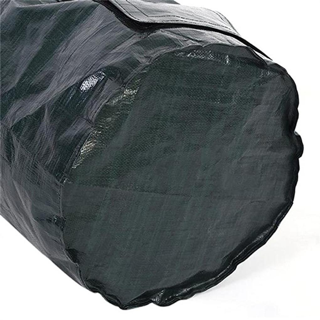 Garden Greenhouse PE Cloth Compost Waste Collection Bag Ferment Container Leaf Sack with Viewing Window Gardening Supplies