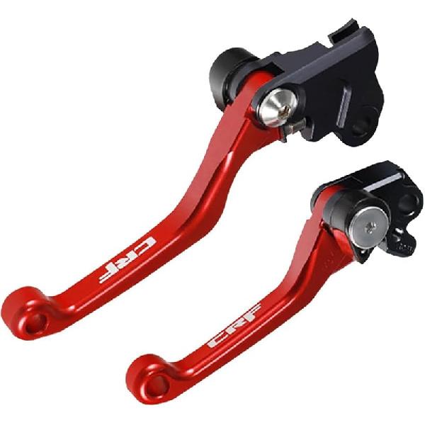 Motorcycle Billet Foldable Brake Clutch Lever Handle CNC Aluminum Pivot For CRF150F CRF230F 2003- CRF250F - CRF 230F 230 F 150F 150 250 250F Dirt Pit
