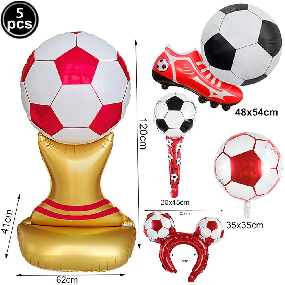 Standing Soccer Foil Balloon Kids Football Theme Birthday Party Baby Shower Decor Football Club Decor Supplies Boys Gifts
