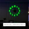 Creative 3D Paste Your Own Digital Clock Hole-free Living Room Home Wall Clock Watch Gift Home Decoration