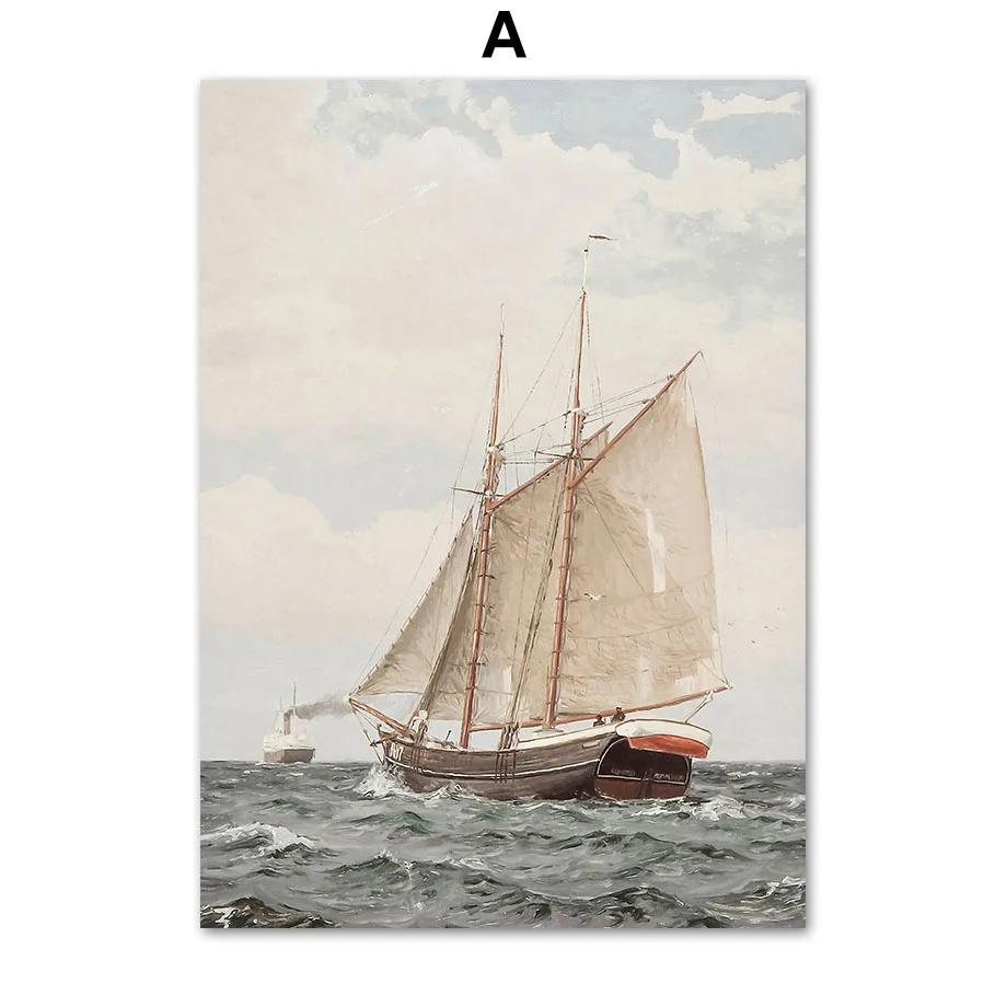 

Golden Finch Vintage Tapestry Abstract LandscapeCanvas Painting Wall Art, Nordic Posters Prints, Pictures for Living Room Decor 21x30cm No Framed