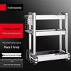Yingbai 3-stufiges 52 cm Gewürzregal aus Edelstahl für die Arbeitsplatte
