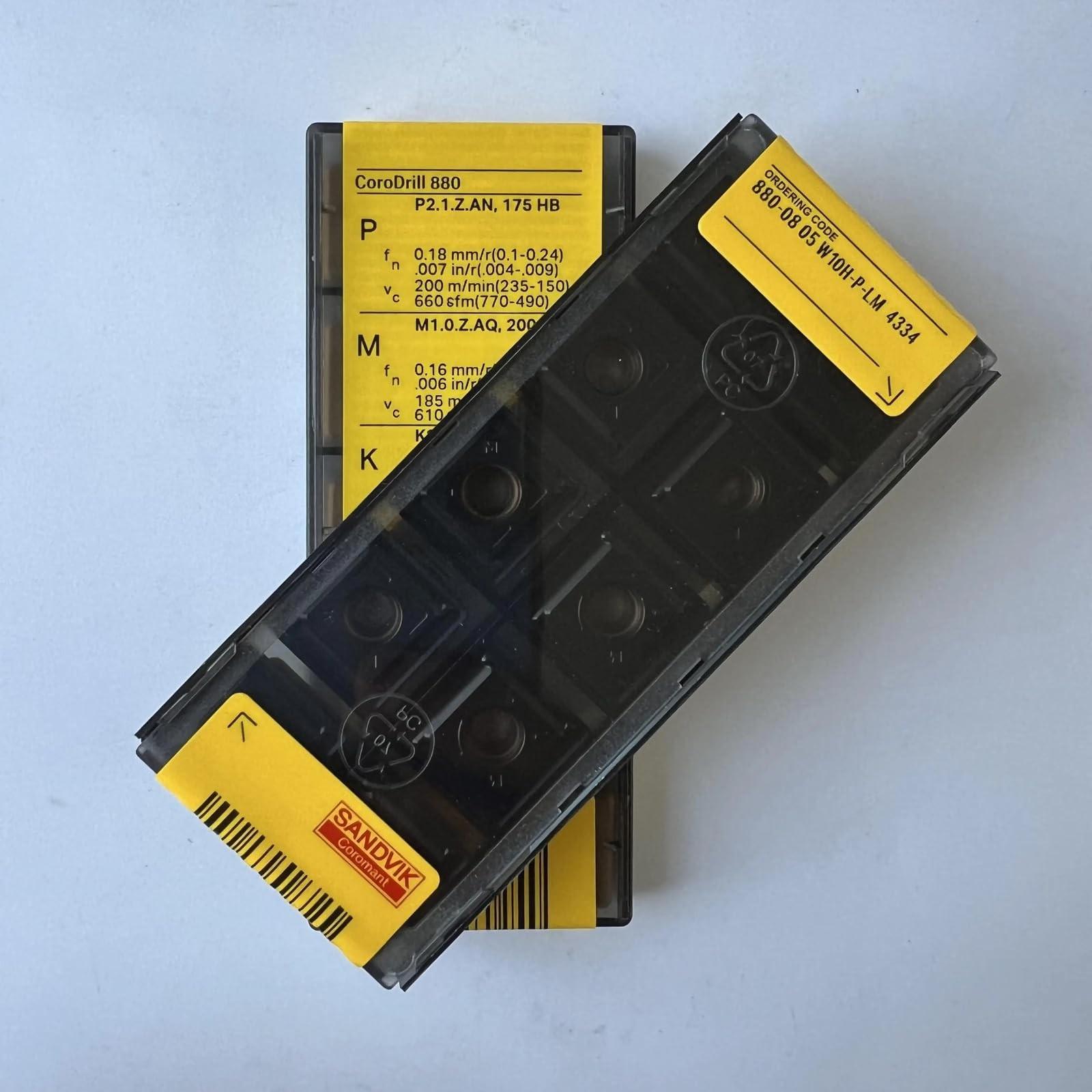 

Original Sandvik / 880-0805W10H-P-LM 4334 / CNC lathe carbide blade 10 PCS